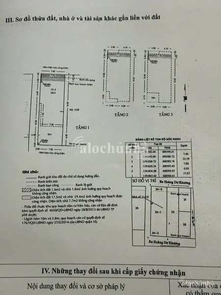 Bán Nhà số 31/10 Đường Hoàng Dư Khương, Phường 12, Quận 10