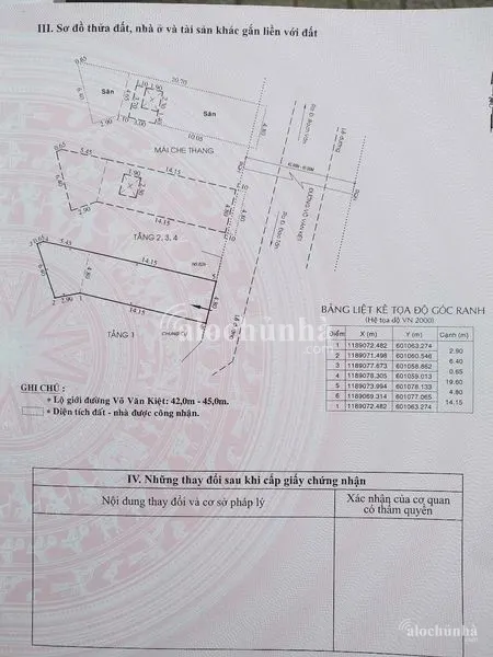 Bán Nhà số 827 Đường Võ Văn Kiệt, Phường 7, Quận 6