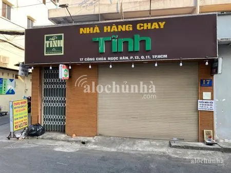 Bán Nhà số 17 đường Công Chúa Ngọc Hân, phường 13, quận 11