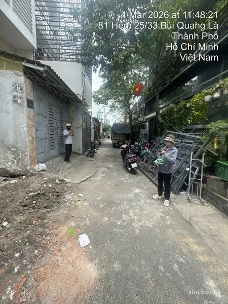 Bán Đất số 25/33. Đường Bùi Quang Là, Phường 12, Quận Gò Vấp