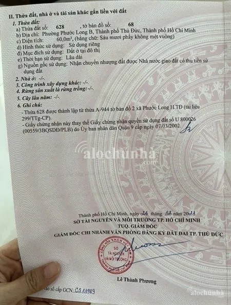 Bán Nhà số  Đường Đỗ Xuân Hợp, Phường Phước Long B, Thành Phố Thủ Đức