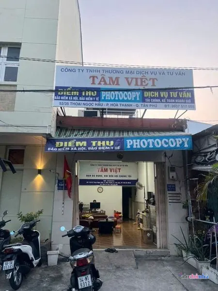 Bán Nhà số 52/35 đường Thoại Ngọc Hầu, Hòa Thạnh, quận Tân Phú