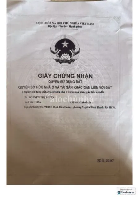 Bán Nhà số 481A-B Đường Lê Văn Quới, Phường Bình Trị Đông, Quận Bình Tân
